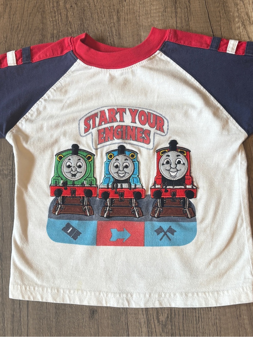 Vintage 2000s Y2K Toddler Clothes Shirt Thomas And Friends Tank Train Tee 4T